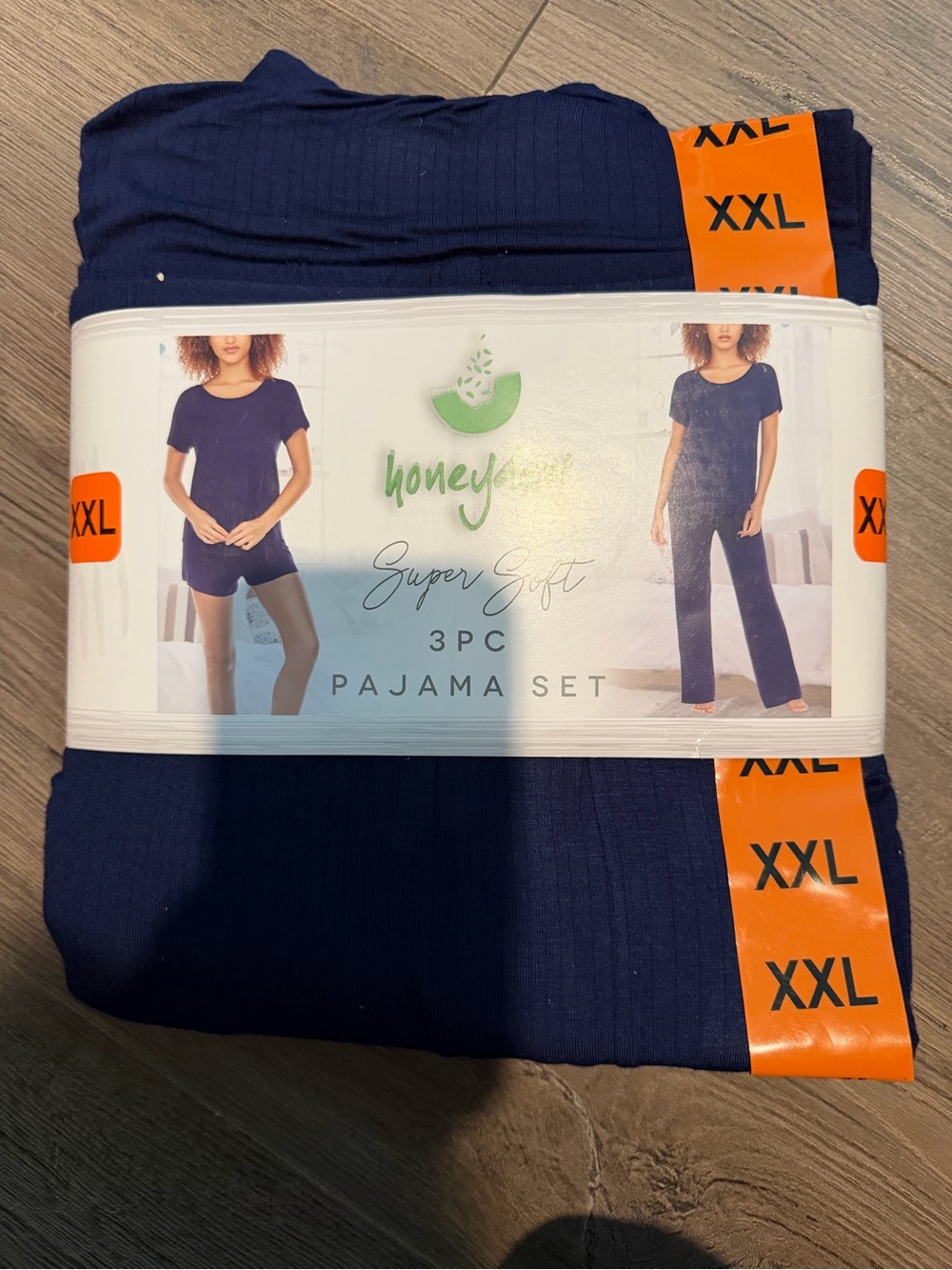 Womens Honeydew Super Soft 3PC PJ Set Size XXL